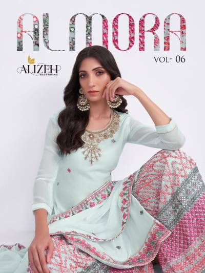Almora Vol 6 By Alizeh Designer Ramadan Special Sharara Suit Collection